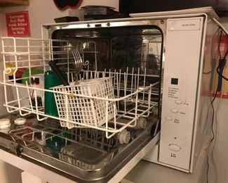 Countertop dishwasher- shown open
