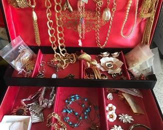 Vintage jewelry and this is just a sample.  There’s more. 