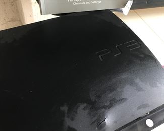 Play Station 3 (turns on). 