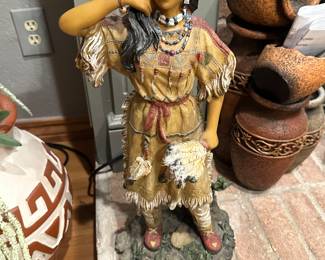 Native American statues