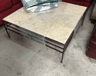 coffee table marble top