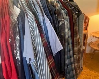 clothing galore tons of Pendleton's