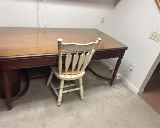 Large desk and chair