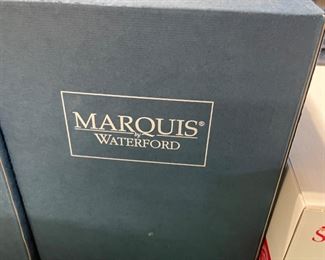 Crystal goblets and wine glasses - 8 of each