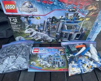 One of many Jurassic World Lego sets