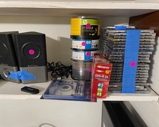 Writable DVDs and cases