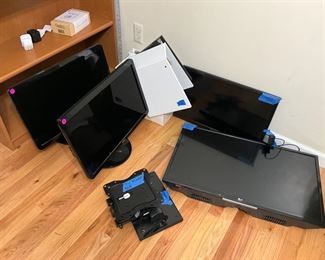 Computer monitors and televisions