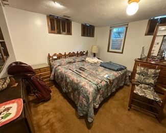King bed and furniture