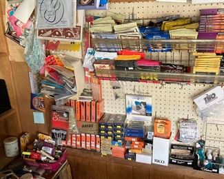 Lots of reeds and accessories