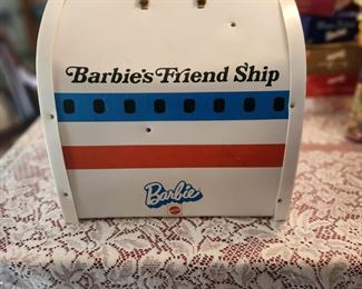 Barbie Ship Closed. It opens up to about 4' wide.