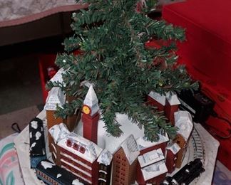 Polar Express Christmas Tree Train. Plugs in