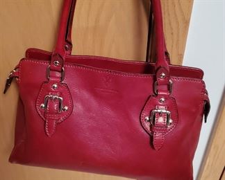 Leather purse made in Florence Italy 
