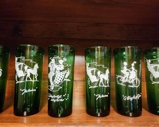 Vintage bar glasses