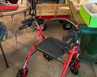 Nice walker, brakes, seat., etc.