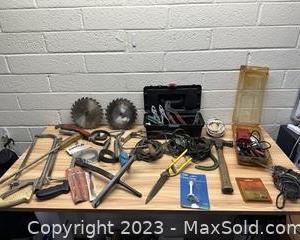 wlot of assorted tools b531 t