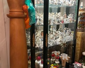 Antique French Green Cabinet 