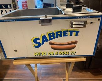 Mini Sabrett hot dog stand