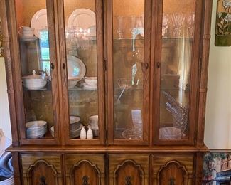 Lighted china cabinet 