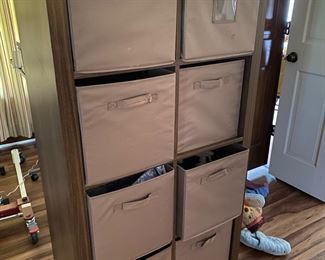 Storage cubbies