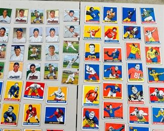 Baseball, Football & Boxing Cards - collection begins in the 50’s