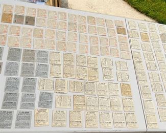 Baseball, Football & Boxing Cards - collection begins in the 50’s