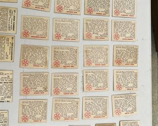 Baseball, Football & Boxing Cards - collection begins in the 50’s