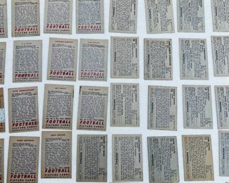 Baseball & Football Card Collection beginning in the 50’s