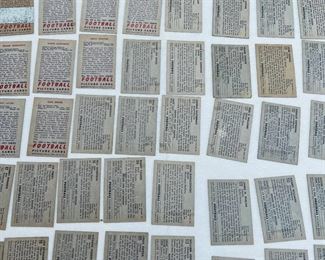 Baseball & Football Card Collection beginning in the 50’s