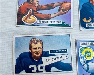 Baseball & Football Card Collection beginning in the 50’s