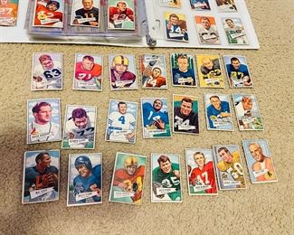 Baseball & Football Card Collection beginning in the 50’s