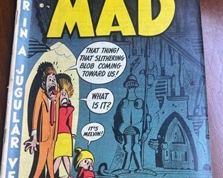 1952 Mad #1 10 cents - great condition for its age. No writing or missing pages. Minimal bug damage on edges (chewed paper). Intact.