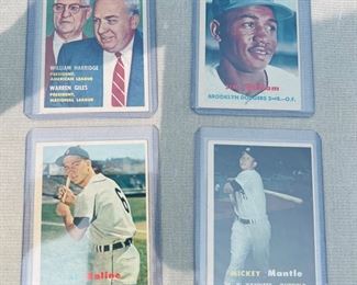 Baseball Cards - including Mickey Mantle