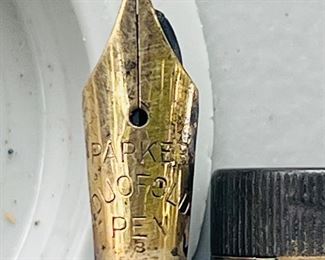 Celluloid Parker Duofold Fountain Pen.