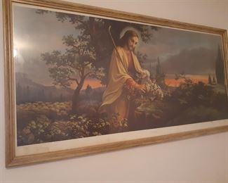Large Religious Framed Picture