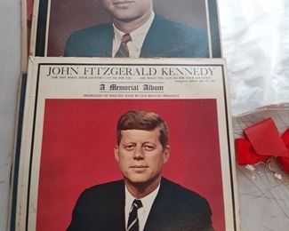 JFK record albums