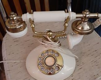 Vtg fancy telephone