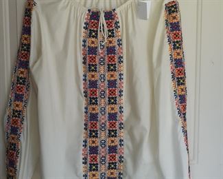 vintage embroidered blouse