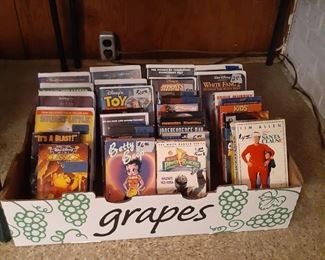 VCRs  TOY STORY, some other  disney and misc