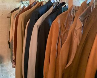 Men’s coats and suits