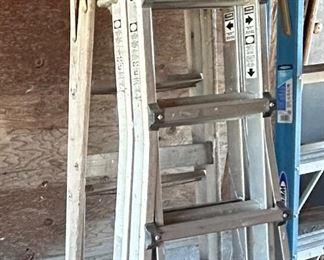 6' ALUMINUM LADDER + FOLDING MULTI LADDER