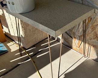 VINTAGE HOMEMADE MID CENTURY MODERN TABLE