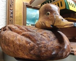 Carved wood items