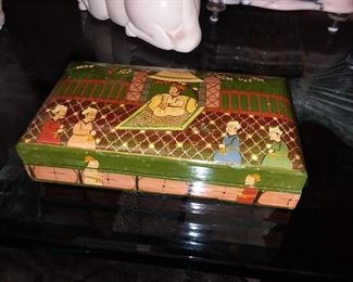 Painted boxes, jewelry boxes