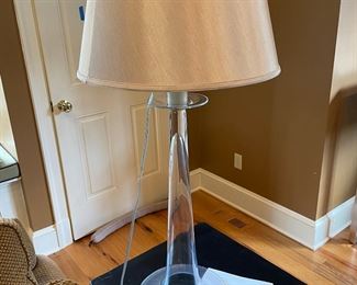 Fabulous Designer Glass Trumpet Lamp