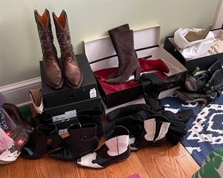 Tons of Women's Designer size 8 Boots & Shoes