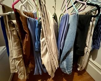 Over 20 Women's Pants: Polo, Alice & Oliva, J. Crew, 7 For All Mankind, Banana Republic & More, Sizes Vary
Lot #: 87