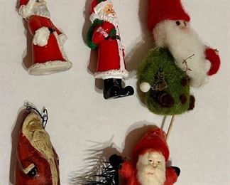 Over 30 Christmas Tree Ornaments, Some Vintage, Santas, Fairies & More
Lot #: 165