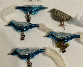 Over 30 Christmas Tree Ornaments, Clips, Figurines & Salt Shakers, Some Vintage
Lot #: 135