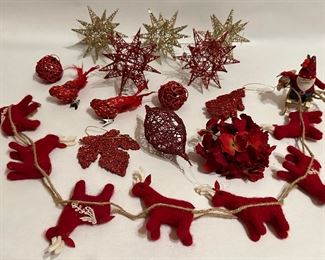 Over12 Christmas Tree Ornaments & Clips, Some New From Pier 1 Imports
Lot #: 152