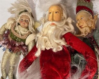 Large Bin Of Christmas Ornaments, Dolls, Wreaths & More, Some Vintage
Lot #: 167